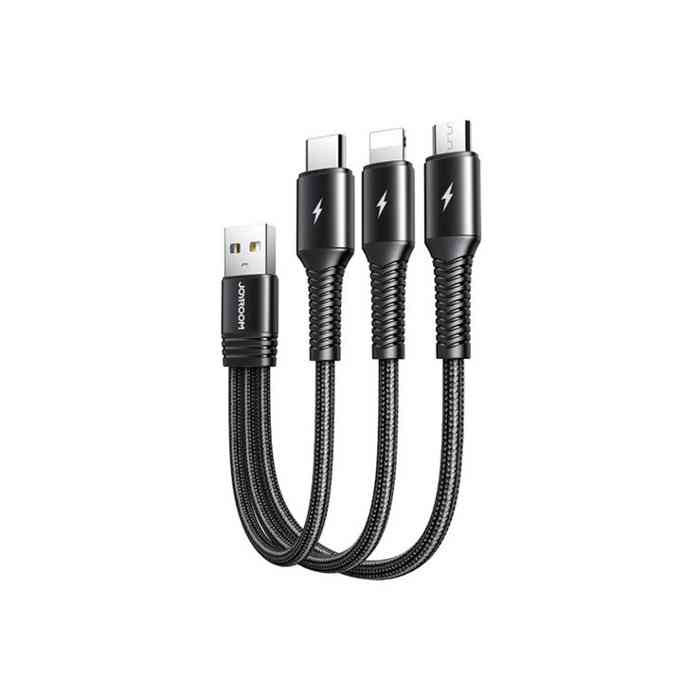 JOYROOM S-01530G9 3 in 1 Short Charging Cable